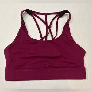 Zyia Light N Tight Strappy RC bra New without tags size XL 
Color: Wine